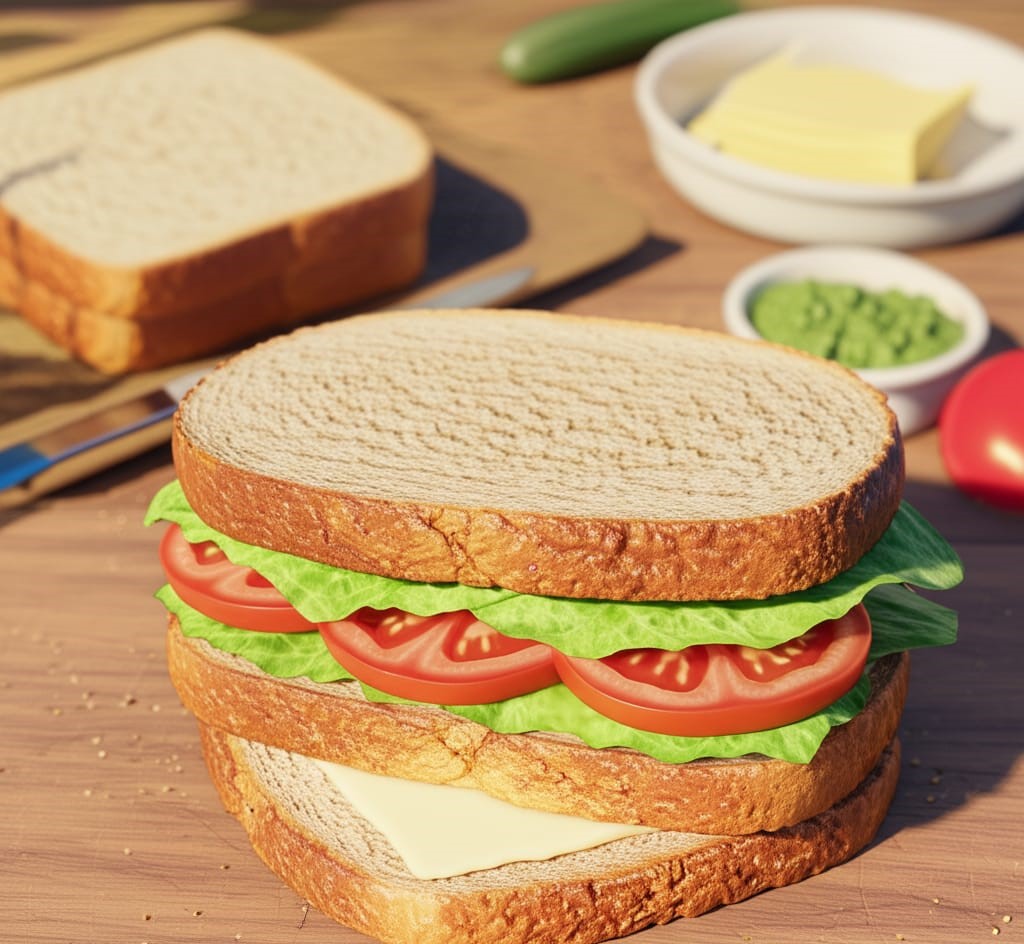 Grilled Paneer Sandwich