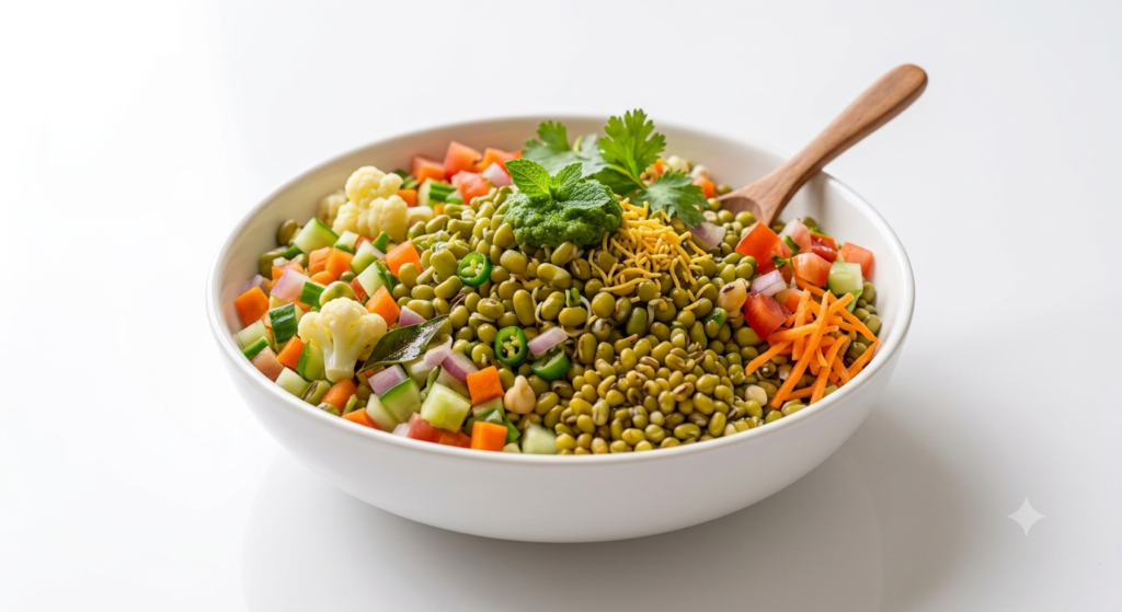Weight management కోసం healthy sprouts salad