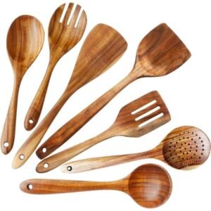 Wooden Cooking Spoons Set