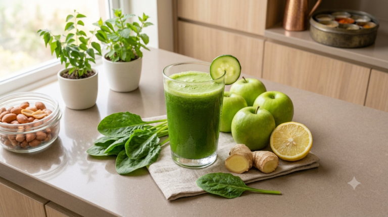 Morning Green Juice Recipe | 10 నిమిషాల్లో Fresh & Easy Green Juice