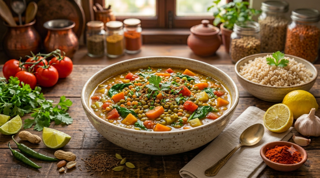కూరగాయలతో Mixed Dal Vegetable Curry