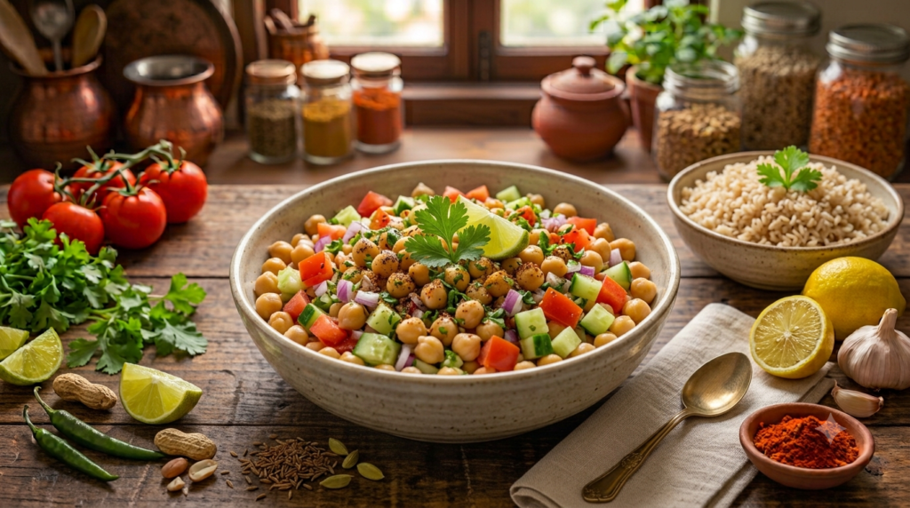 ప్రోటీన్ అధికంగా ఉండే ఆరోగ్యకరమైన Chickpea Chaat