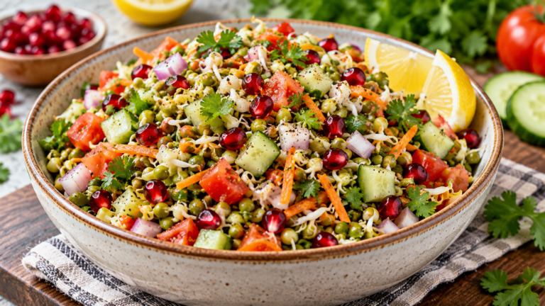 మొలకెత్తిన పెసల సలాడ్ Recipe | 10 నిమిషాల్లో Fresh & Easy Healthy Salad