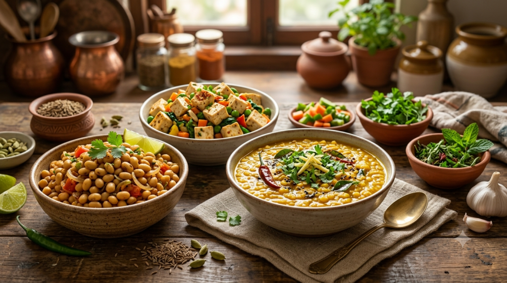 సోయాబీన్స్ టోఫు మరియు కందిపప్పు Plant-Based Protein Foods